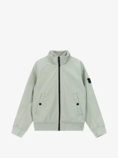 Stone Island Junior jacka med logotypmärke