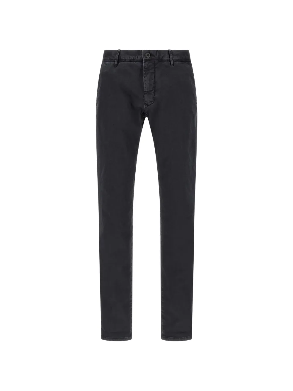 Incotex slim-cut chino trousers - Schwarz