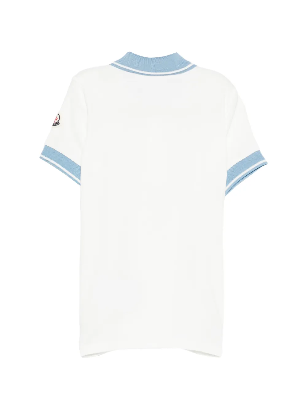 Moncler Enfant Poloshirt met knoopsluiting Wit
