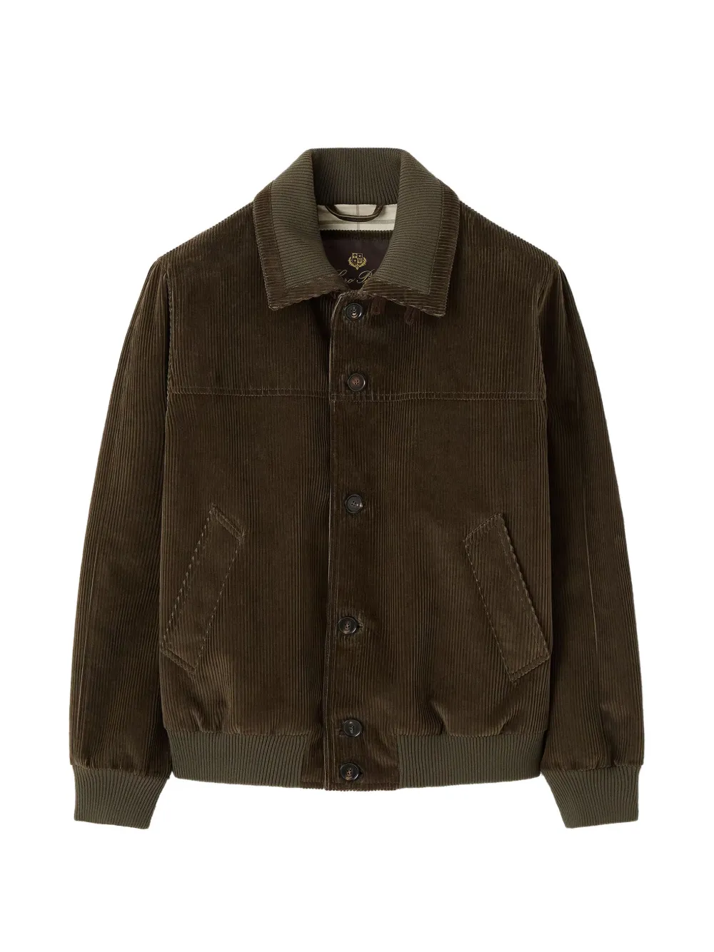 Loro Piana veste en velours côtelé - Vert Loro Piana veste en velours côtelé - Vert