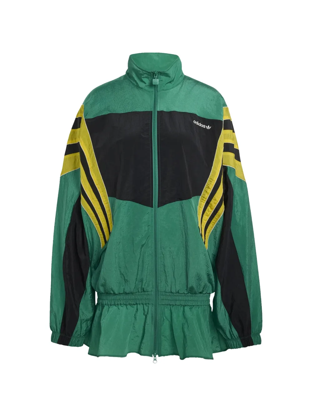 adidas striped zip jacket - Verde