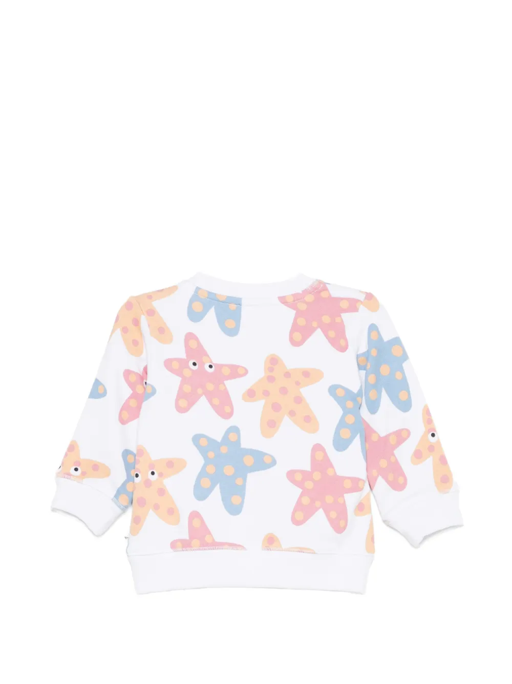  Stella Mccartney Kids Starfish-print Sweatshirt - White 