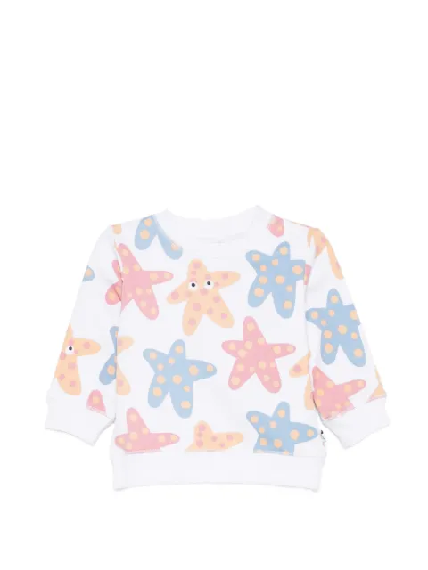 Stella McCartney Kids sudadera con estrellas de mar estampadas