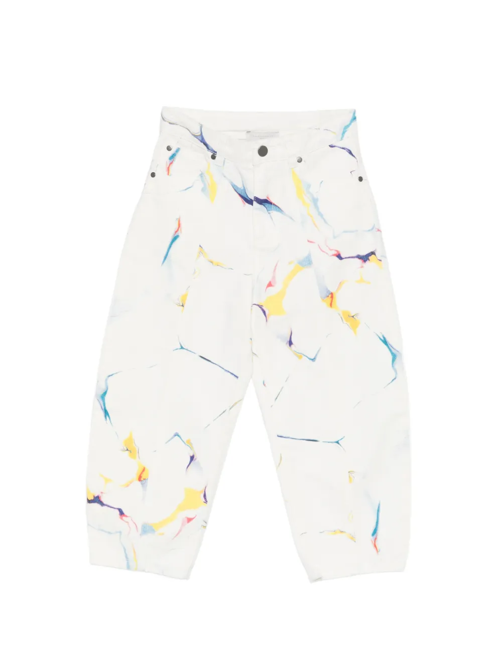 Stella McCartney Kids graphic-print trousers - Bianco