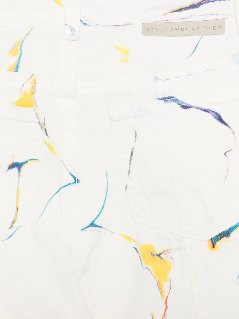 Stella McCartney Kids Broek met print Wit