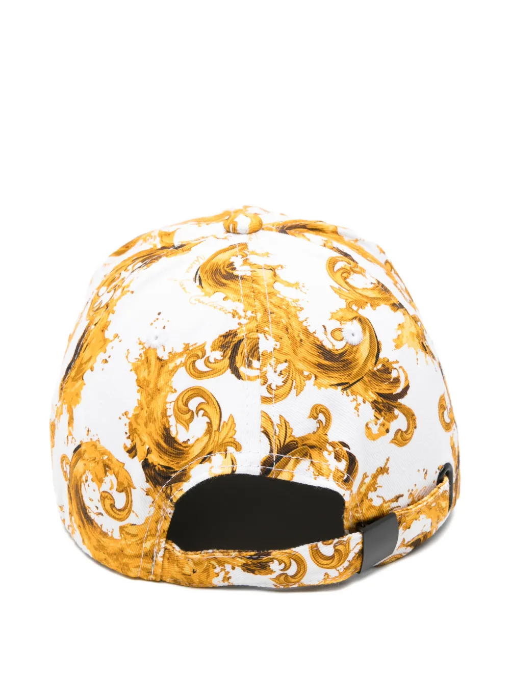  Versace Jeans Couture All-over Pattern Cap Hat - White 