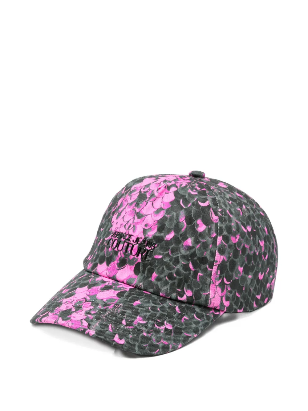 Versace Jeans Couture patterned cap hat - Nero