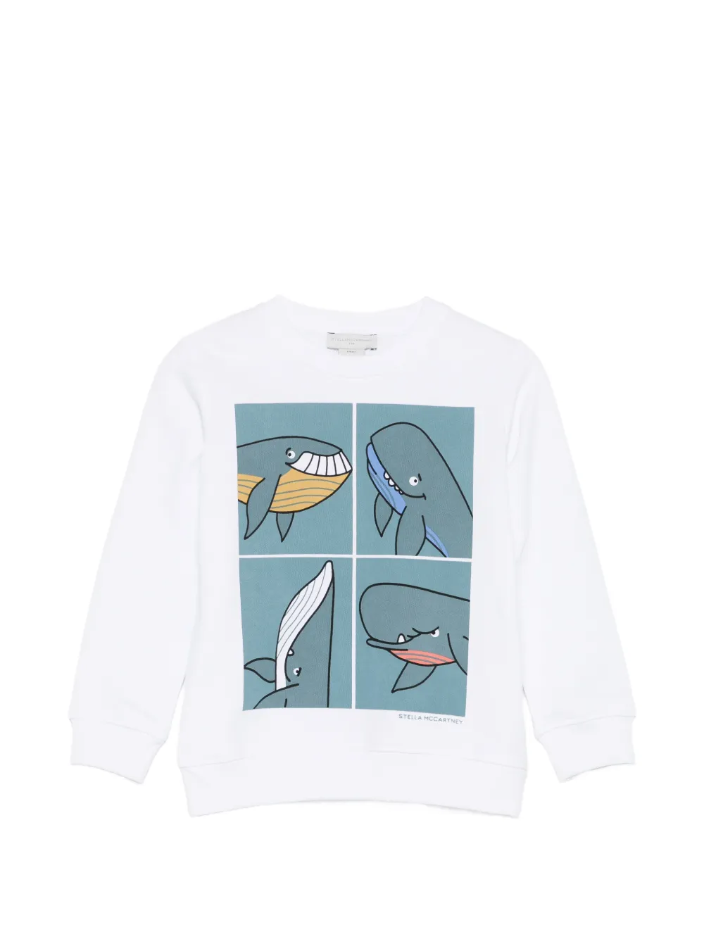 Stella McCartney Kids graphic-print sweatshirt - Bianco