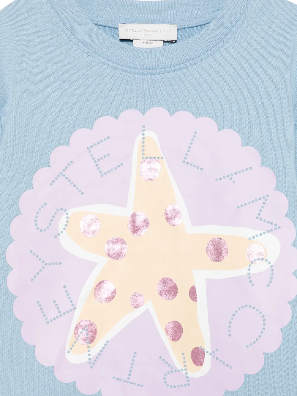 Stella McCartney Kids Sweater met print Blauw