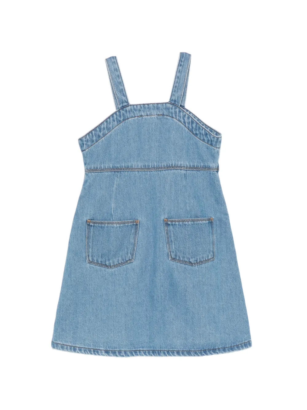 Stella McCartney Kids Jurk met sterdetail Blauw