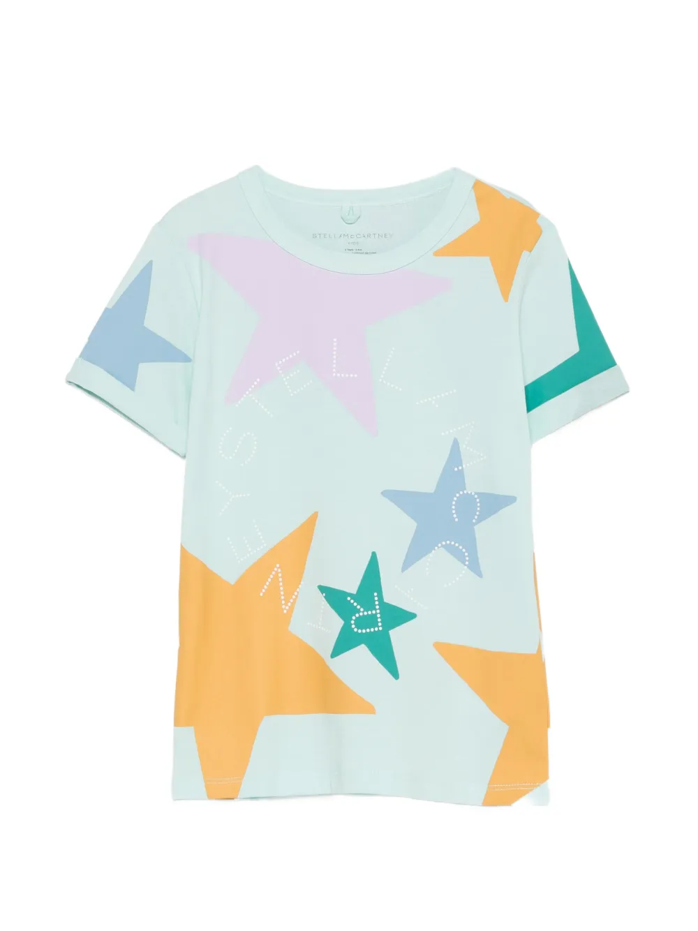 Stella McCartney Kids Star-print T-shirt - Blu