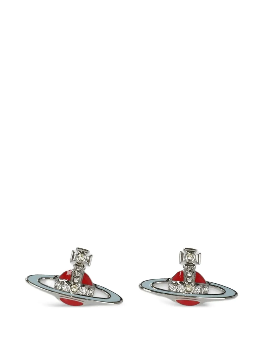 Vivienne Westwood orb embellished earrings - Argento