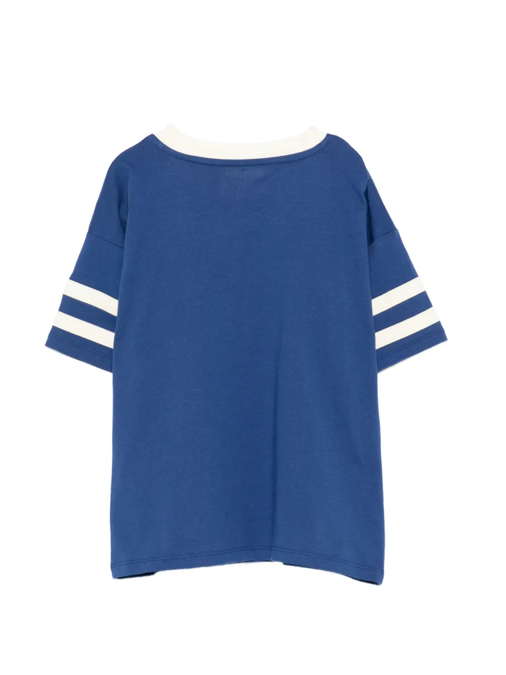  Mini Rodini Striped V-neck T-shirt - Blue 