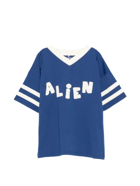 Mini Rodini striped V-neck T-shirt