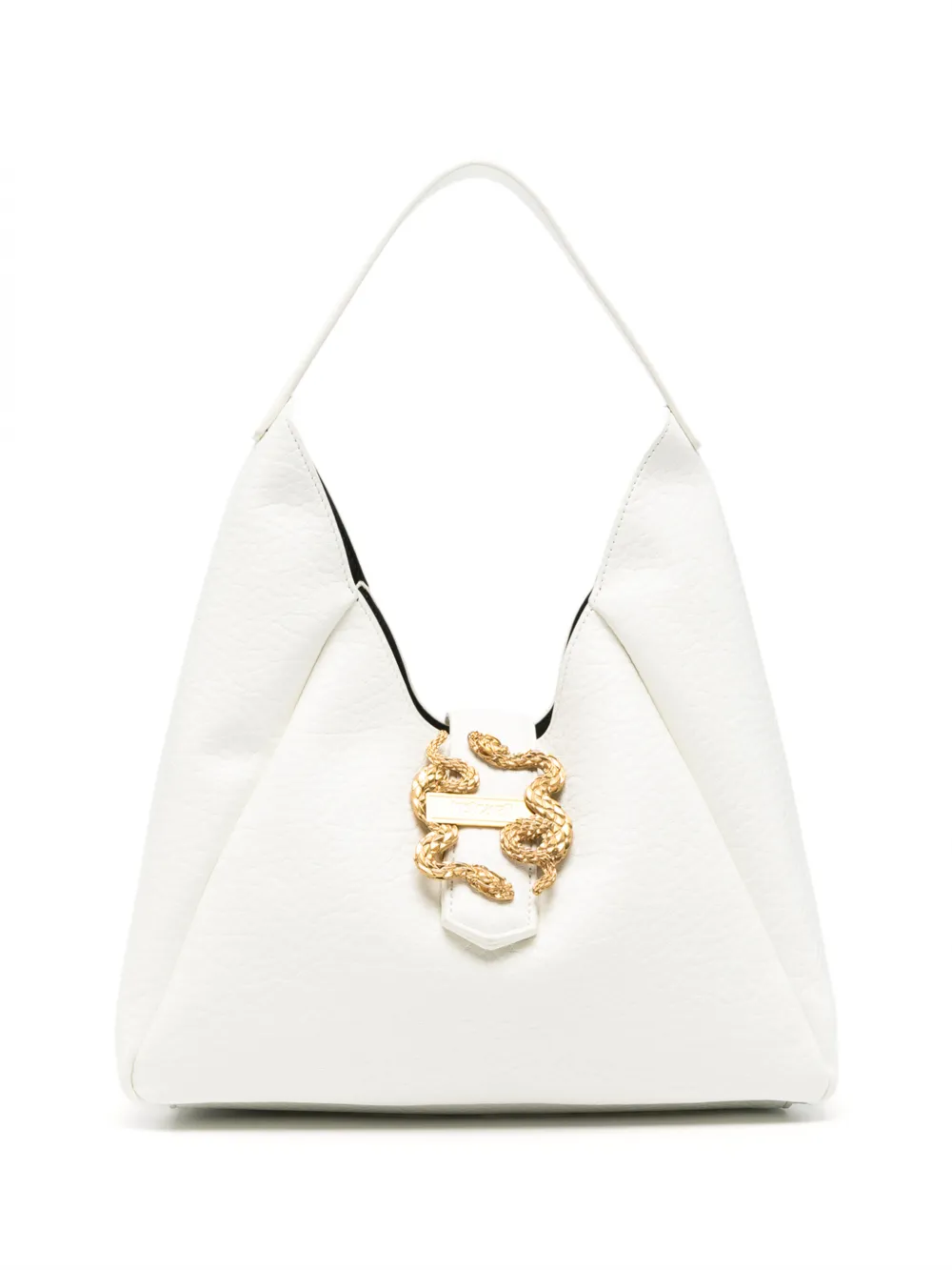 Just Cavalli Borsa tote con applicazione - Bianco