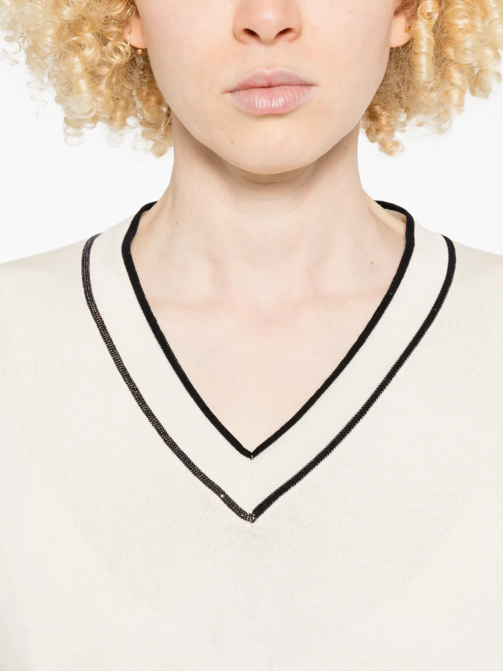 Fabiana Filippi Trui met V-hals Wit