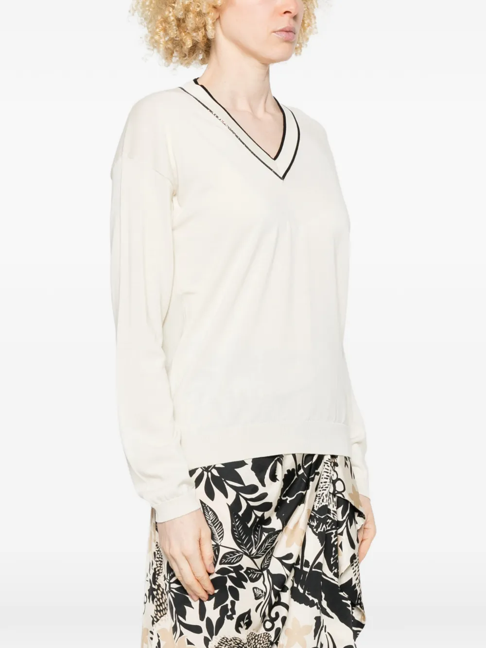 Fabiana Filippi Trui met V-hals Wit