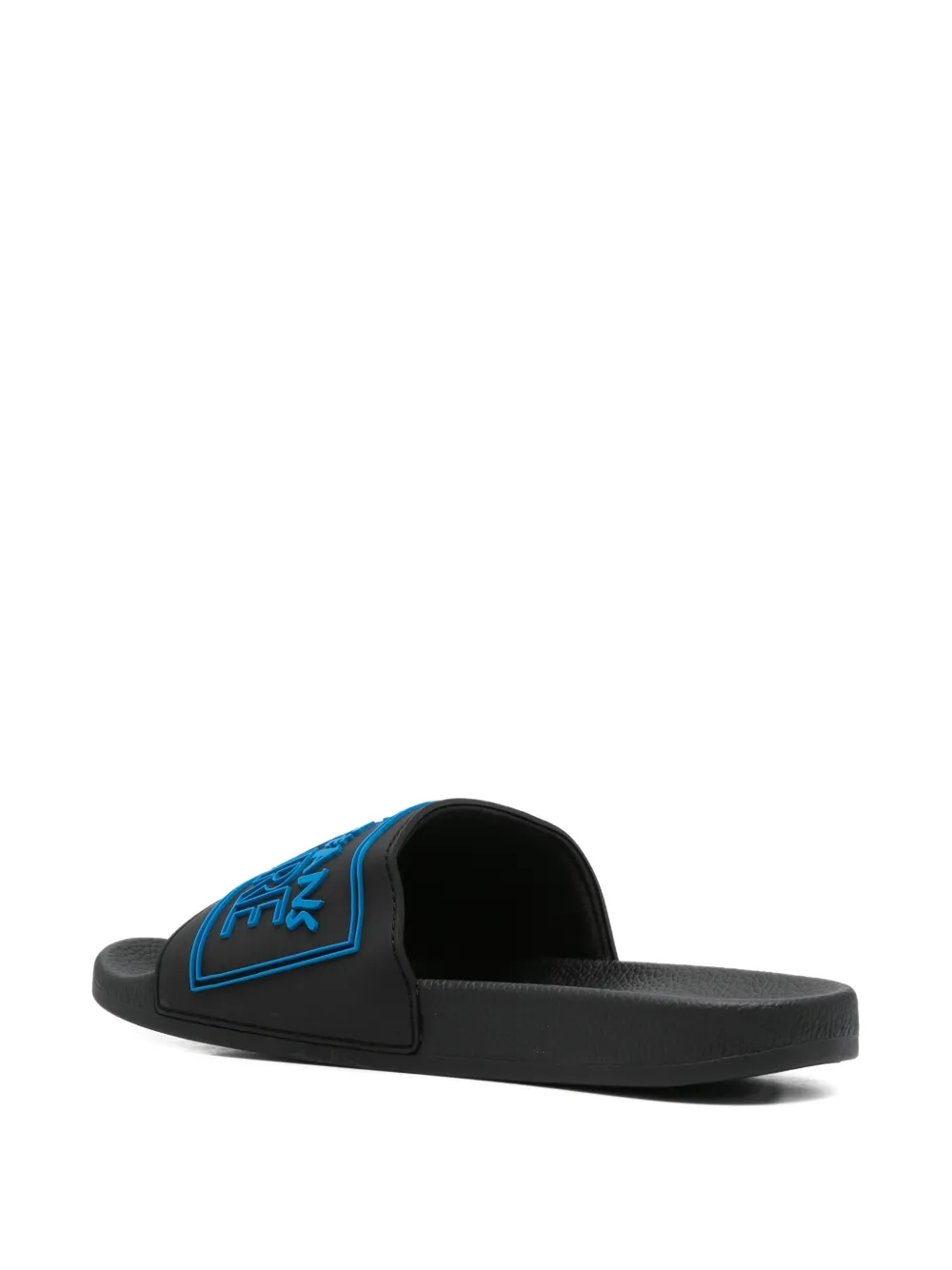 Versace Jeans Couture logo-detail slides Zwart