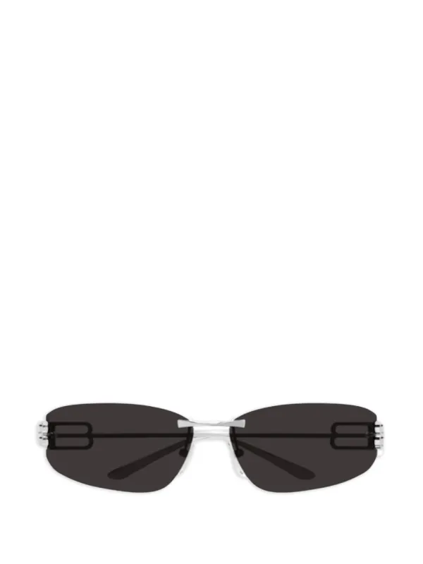 Balenciaga Eyewear スクエアフレーム サングラス | シルバートーン