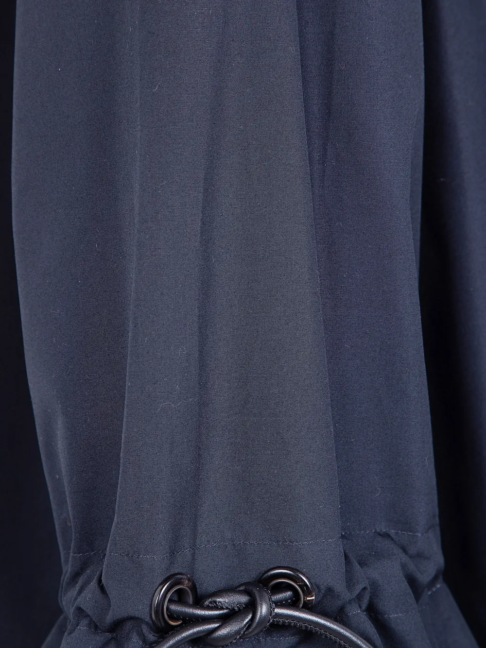 Max Mara Drawstring-cuff Popover Shirt In Blue
