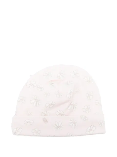 Monnalisa floral beanie hat