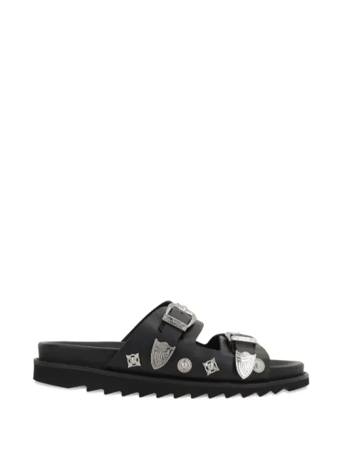 Toga Virilis studded buckle-strap leather sandals