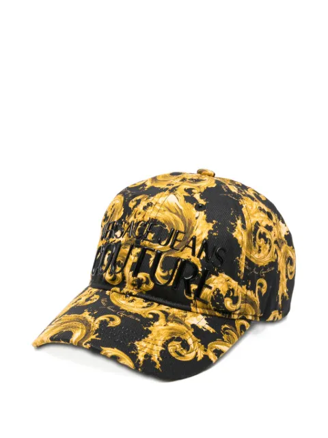 Versace Jeans Couture baroque-pattern cap hat