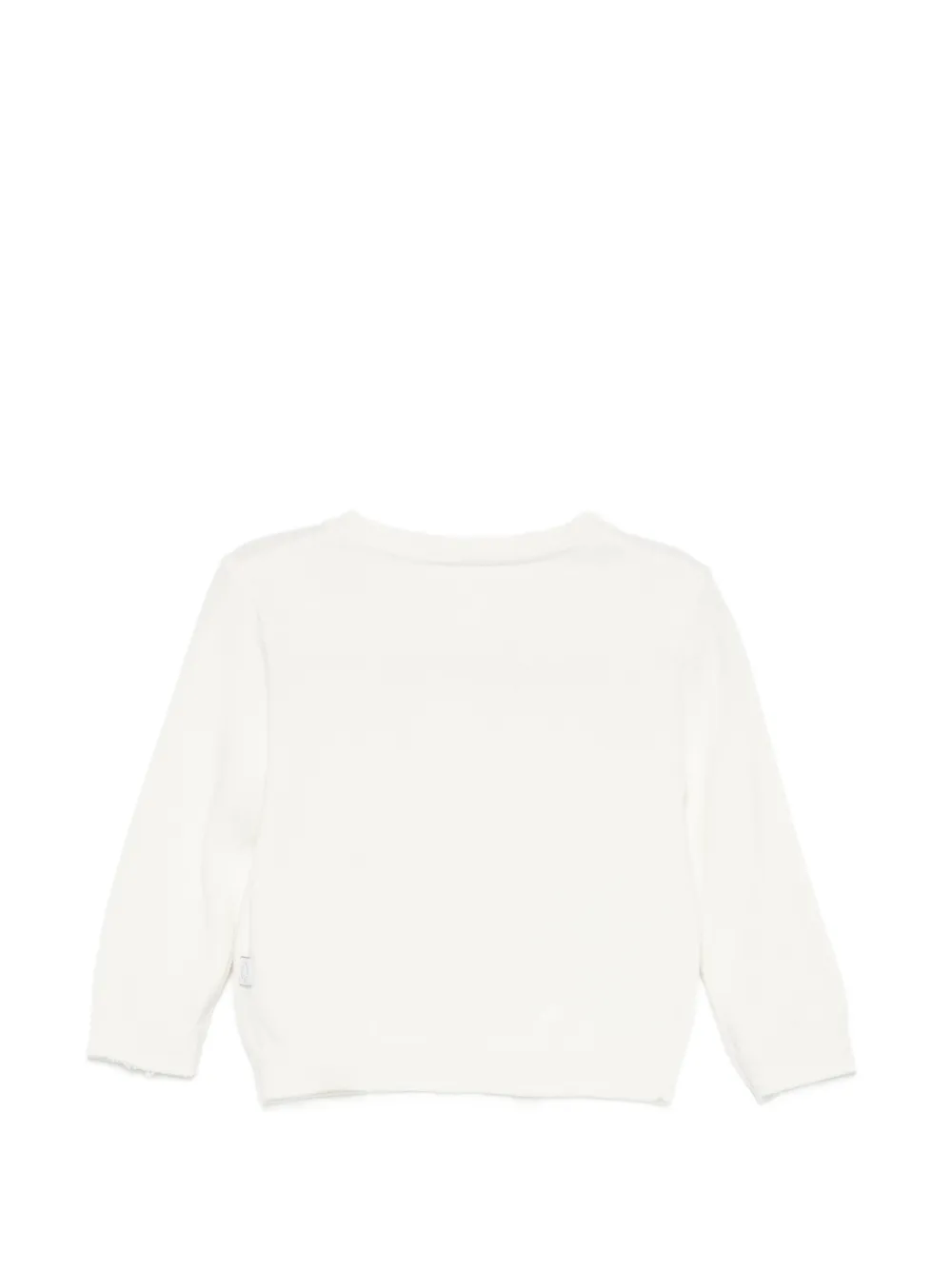 Stella McCartney Kids Katoenen vest met zak met patroon Beige