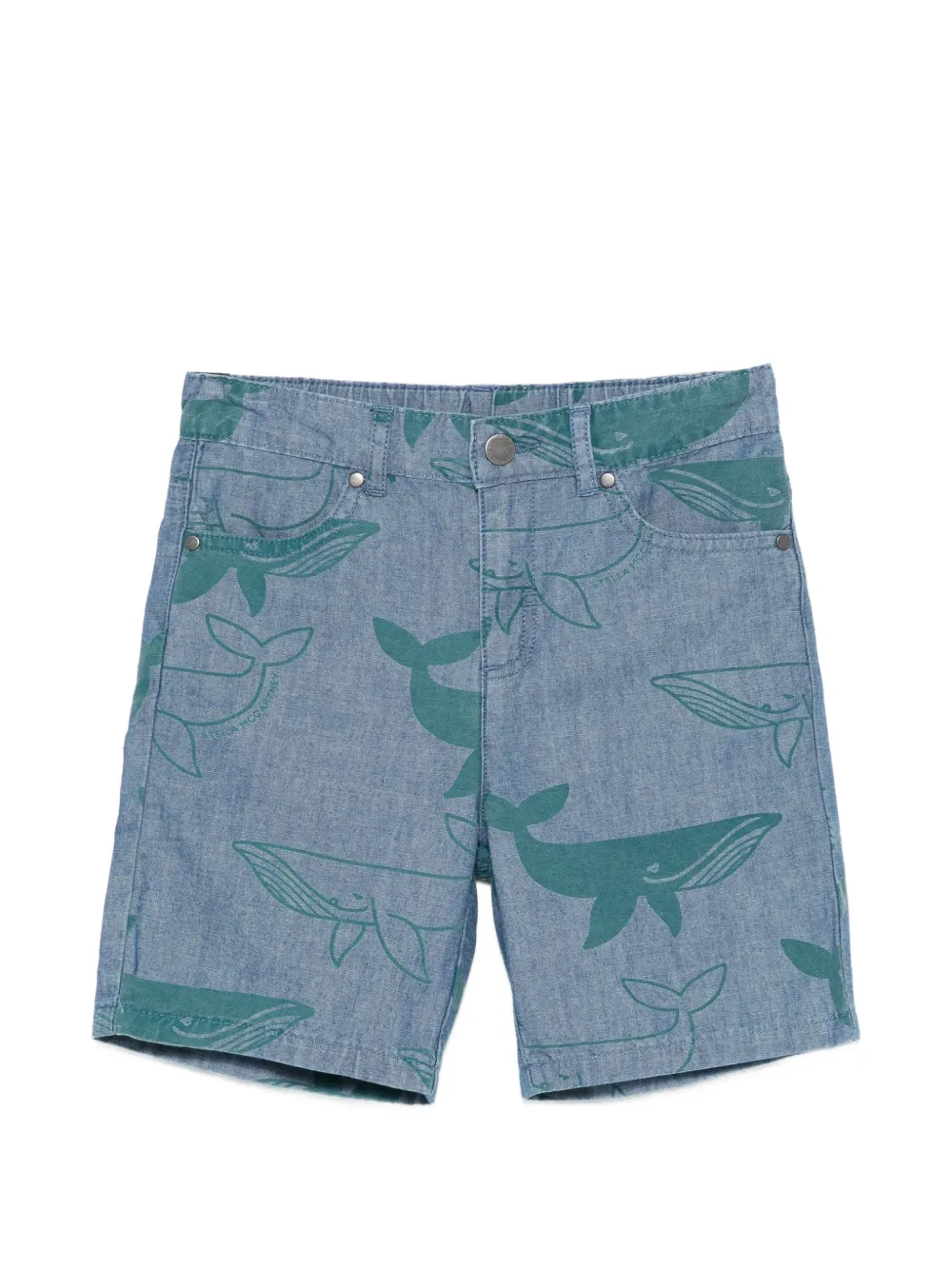 Stella McCartney Kids printed shorts - Blu