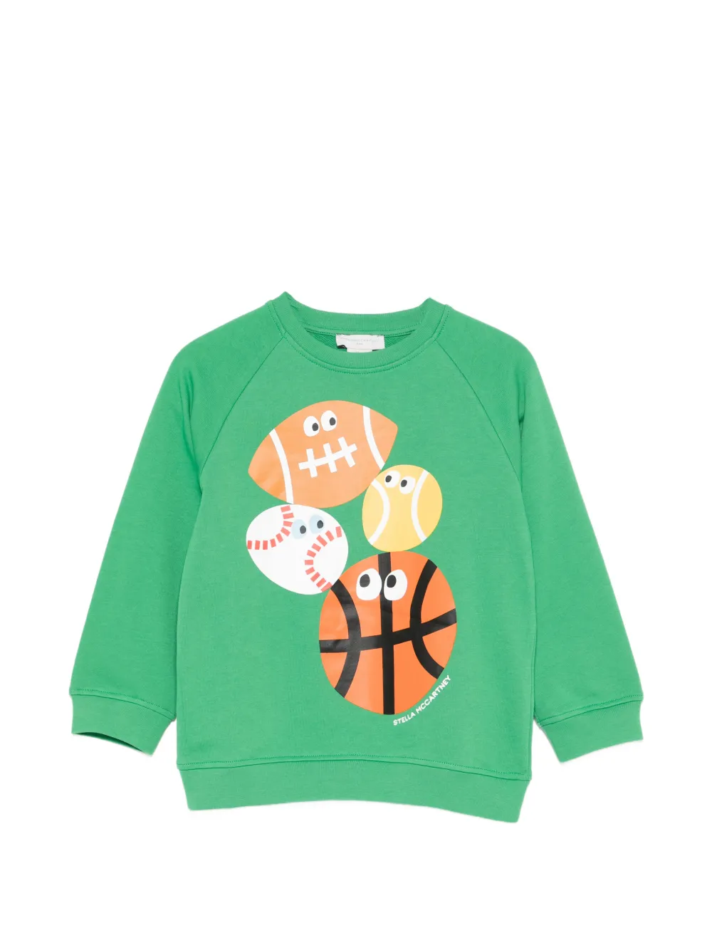 Stella McCartney Kids Sports-graphic sweatshirt - Verde