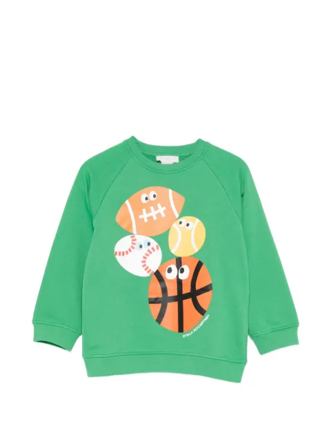 Stella McCartney Kids sudadera con estampado gráfico