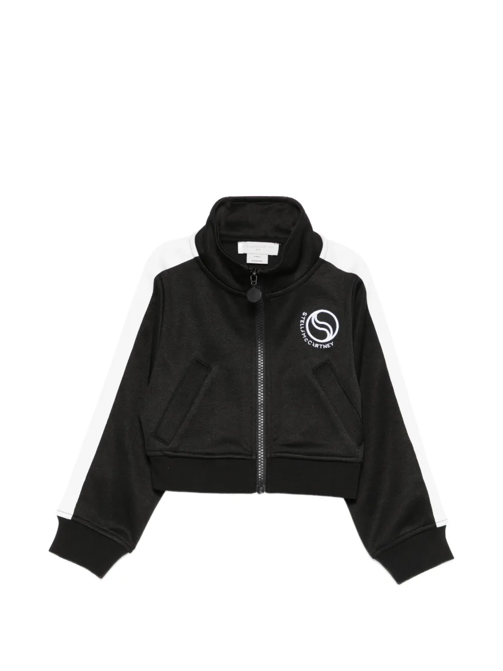 Stella McCartney Kids logo-detail track jacket - Nero