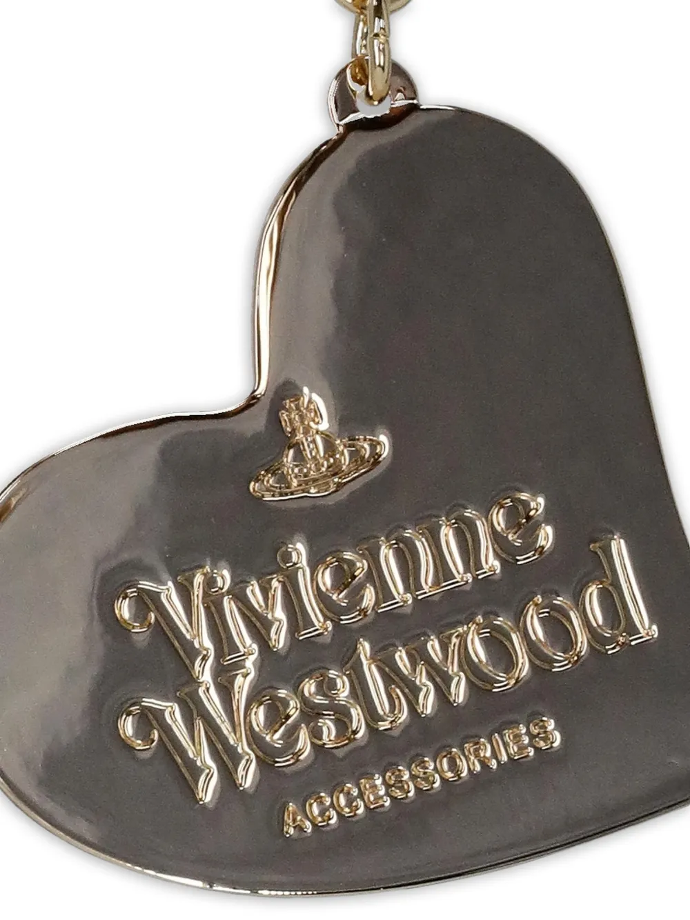 Orb heart-pendant keyring