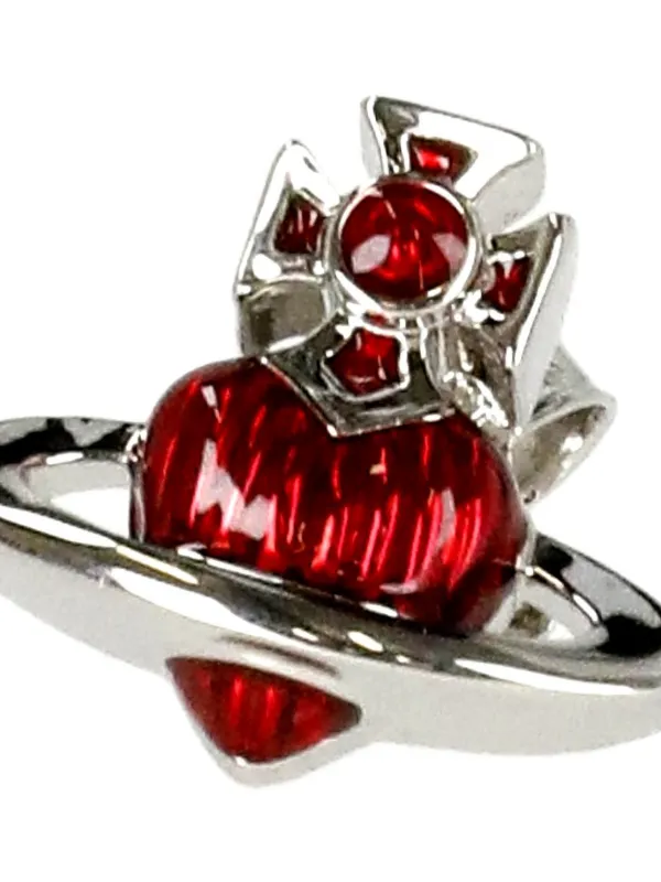 Vivienne Westwood “HEART STAR ORB” ポロ 44 Vivienne Westwood Heart Orb Earrings | Silver | FARFETCH IN