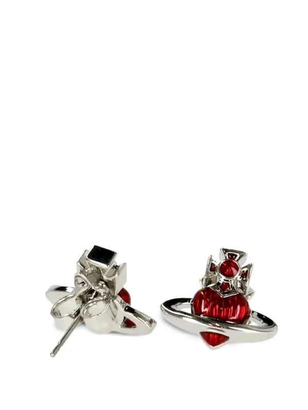 Vivienne Westwood ハート ピアス | シルバートーン | FARFETCH JP