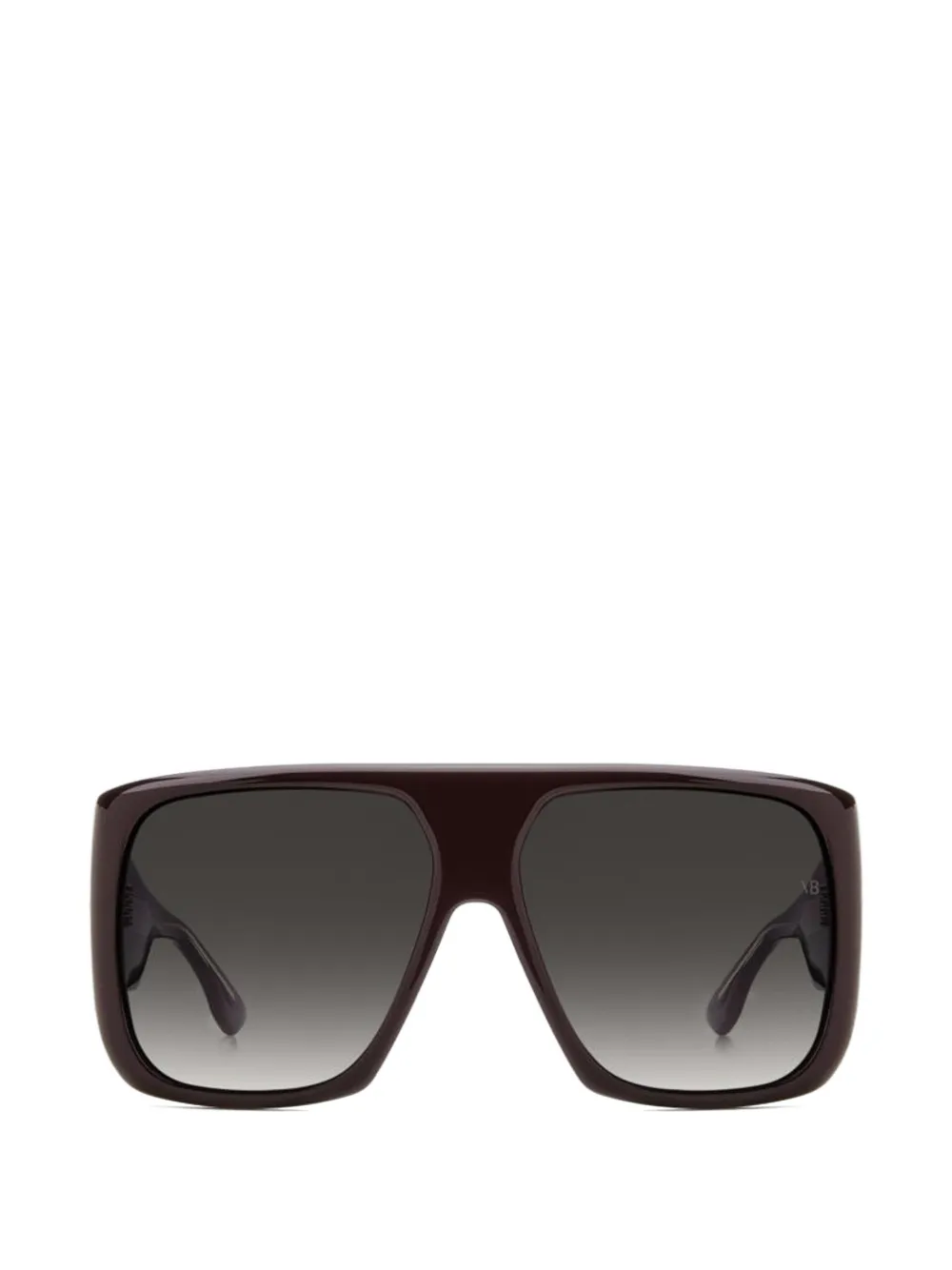 Victoria Beckham Eyewear browline sunglasses - Marrone