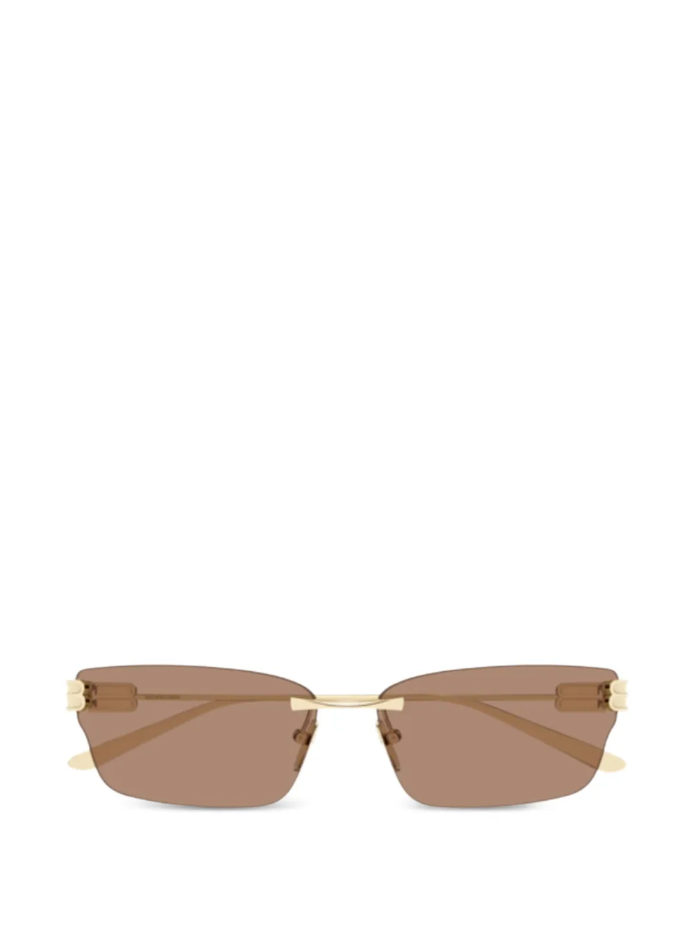 Balenciaga Eyewear rimless sunglasses - Oro