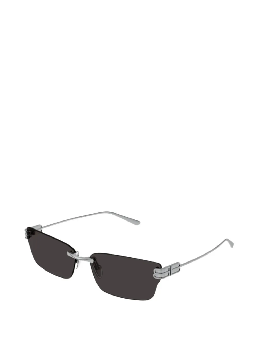 Balenciaga Eyewear Zonnebril met logodetail Zilver