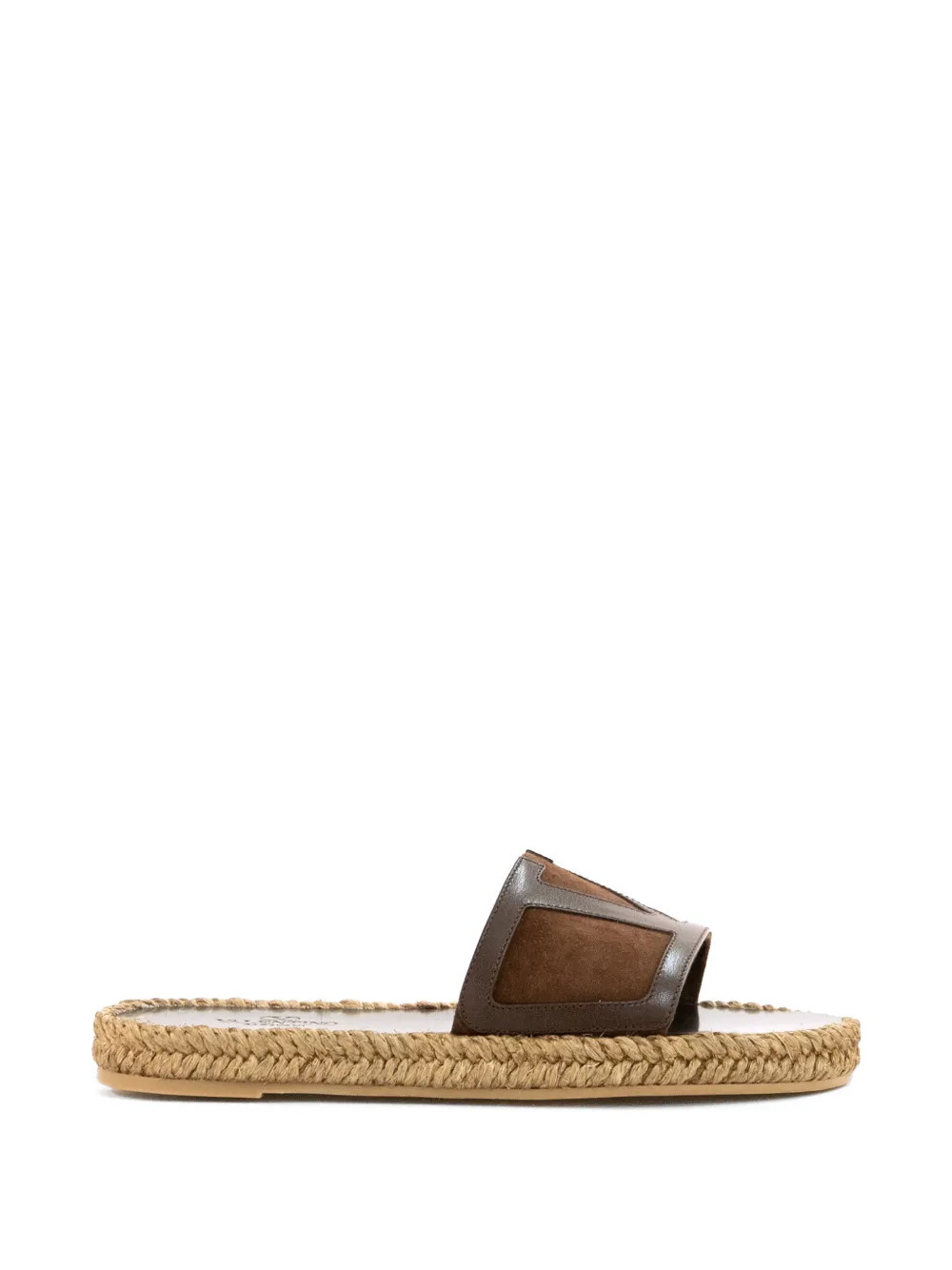 Valentino Garavani Espadrilles met V-logo Bruin