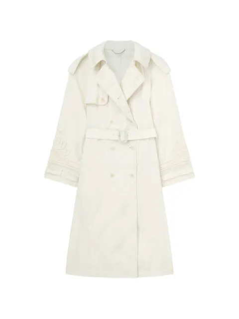 Ermanno Scervino embroidered trench coat