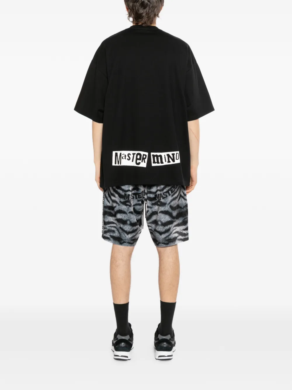 Mastermind World T-shirt met logoprint Zwart