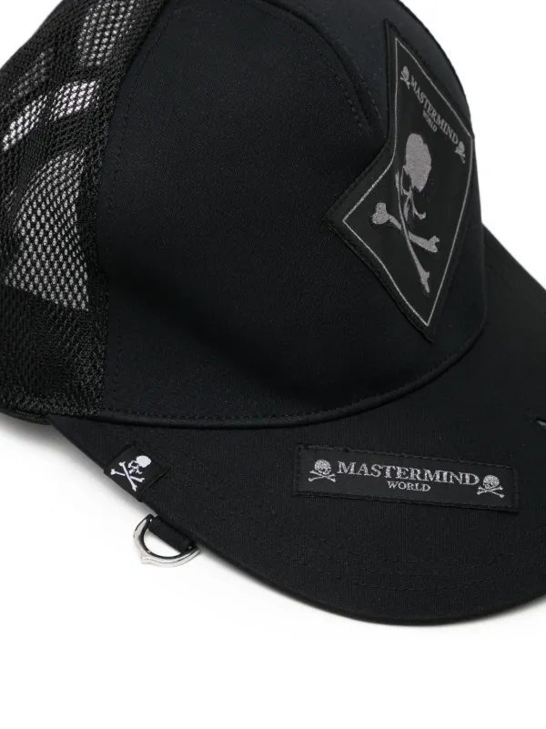Mastermind World logo-patch Mesh Cap | Black | FARFETCH RO