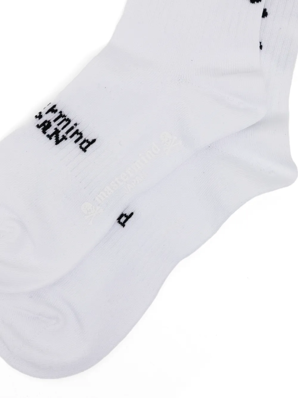 Mastermind Japan Sokken met logoprint Wit