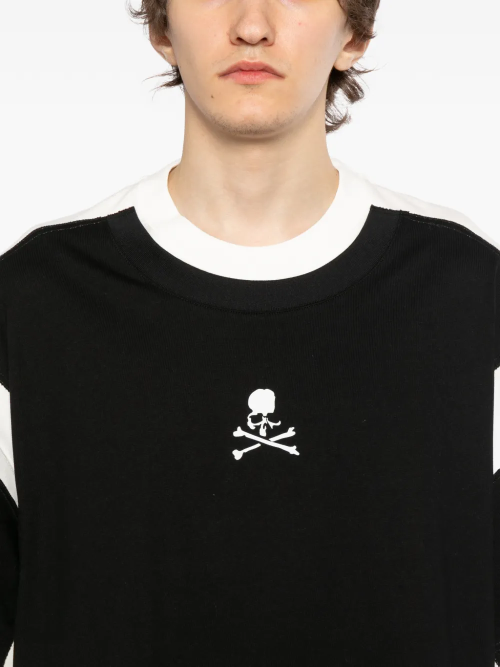 Mastermind World T-shirt met doodskop Zwart