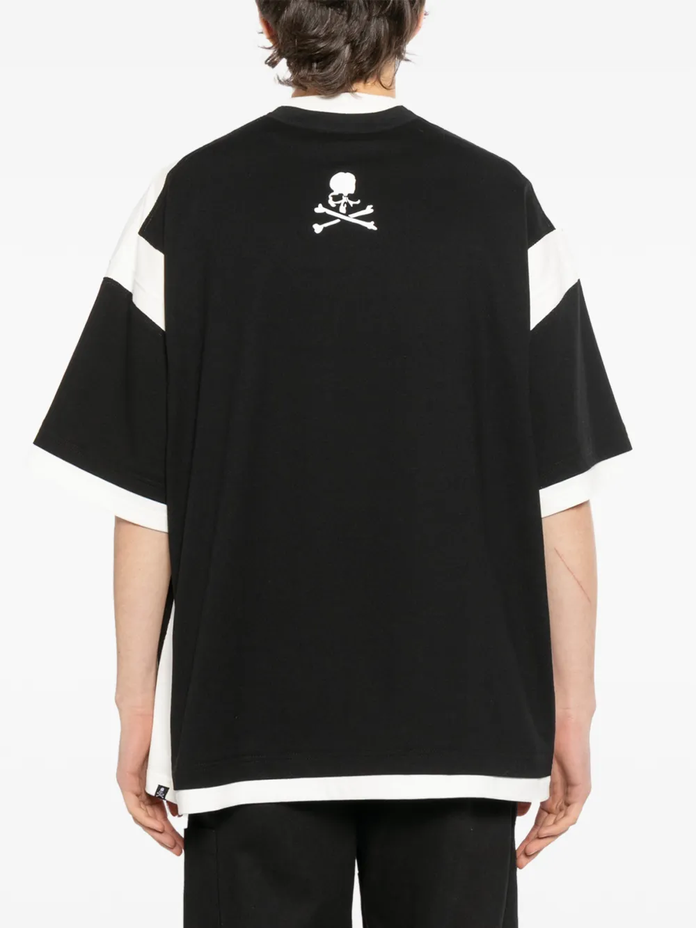 Mastermind World T-shirt met doodskop Zwart