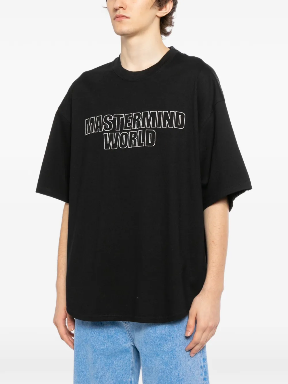 Mastermind World Gestreept T-shirt Zwart