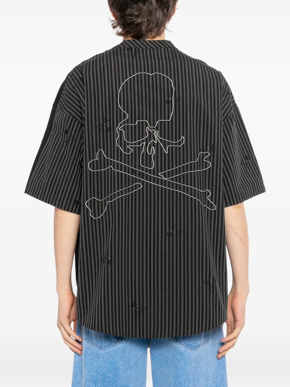 Mastermind World Gestreept T-shirt Zwart