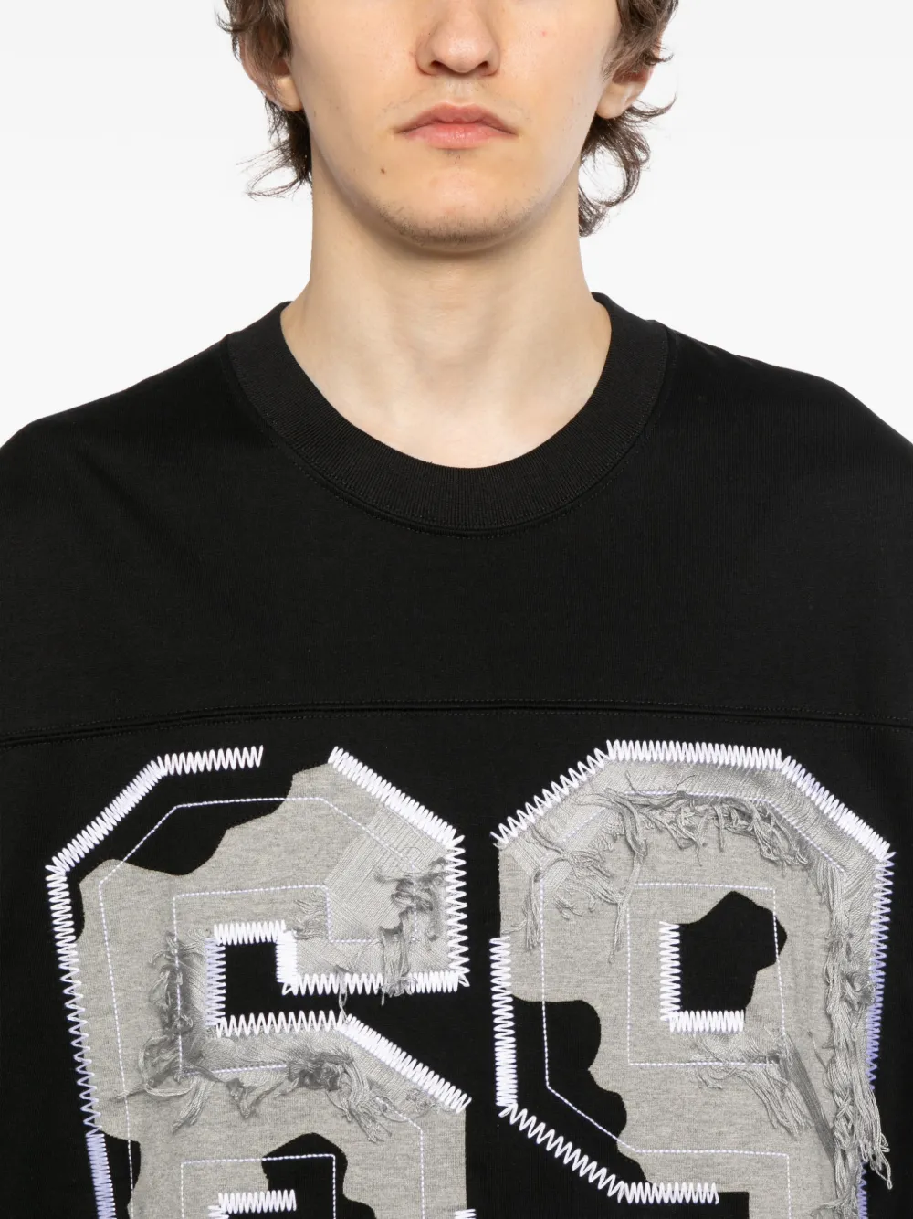 Mastermind Japan T-shirt met patroon Zwart