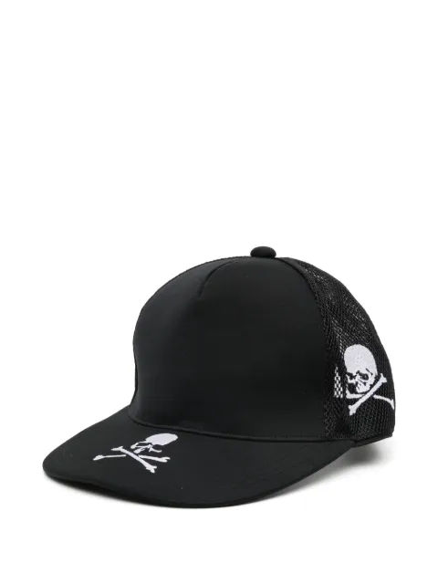 Mastermind Japan skull-embroidered mesh cap