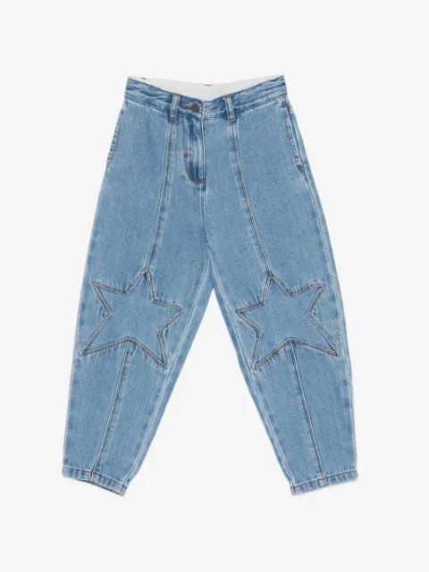 Stella McCartney Kids star-detail jeans